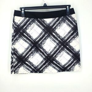 Greg Norman Zip-up Skort White and Black Size 8